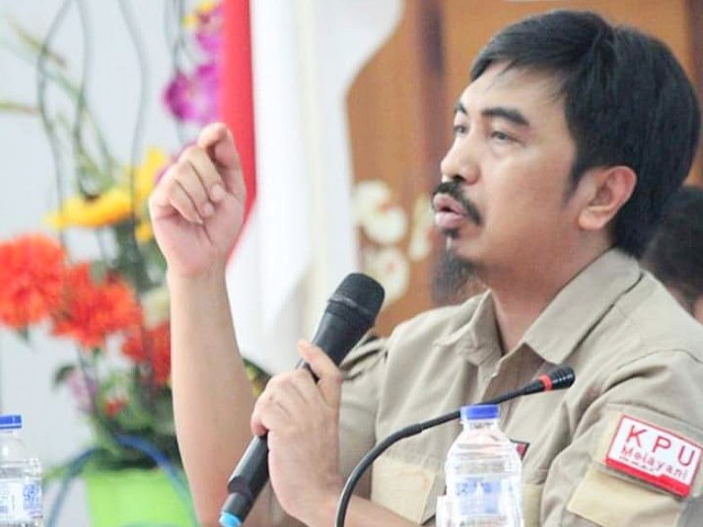 Ketua KPU Kabupaten Bantaeng, Hamzar.