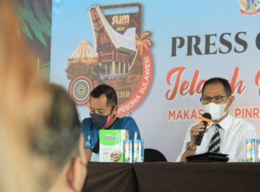 Konferensi Pers Jelajah Sepeda Sulawesi 2021.