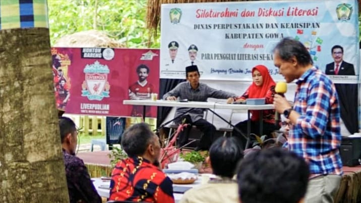 Diskusi Literasi Kabupaten Gowa.