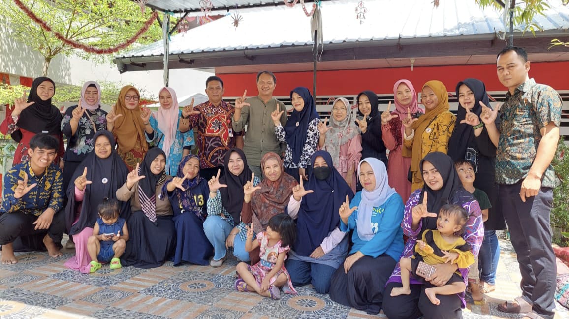 Kunjungan Dinas Perpustakaan Makassar ke SD Negeri Borong.
